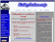 Tablet Screenshot of kirkbymalham.info